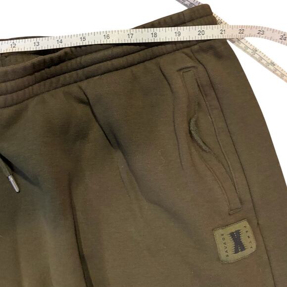 SAVAGE X FENTY Men's Fleece Lounge Pants Size 3X Green Savage Fenty - Picture 6 of 9